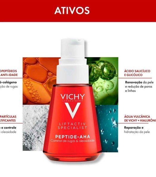 Sérum com Ação Pró Colágeno Peptide AHA 30ml - Imagem 3